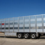 Five-floor body trailer for piglet transportation