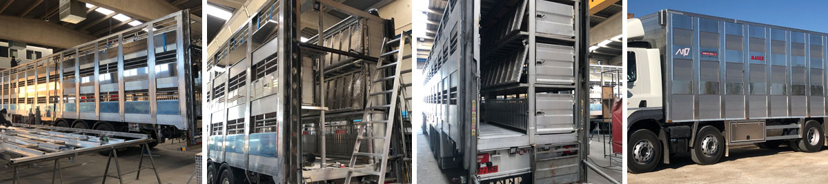 Cobstrucción de remolques transporte animal
